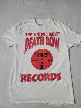 Death Row Records "Untouchable" Graphic Tee - White/Red